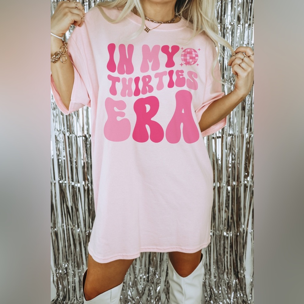 Pink Thirties Era T-Shirt